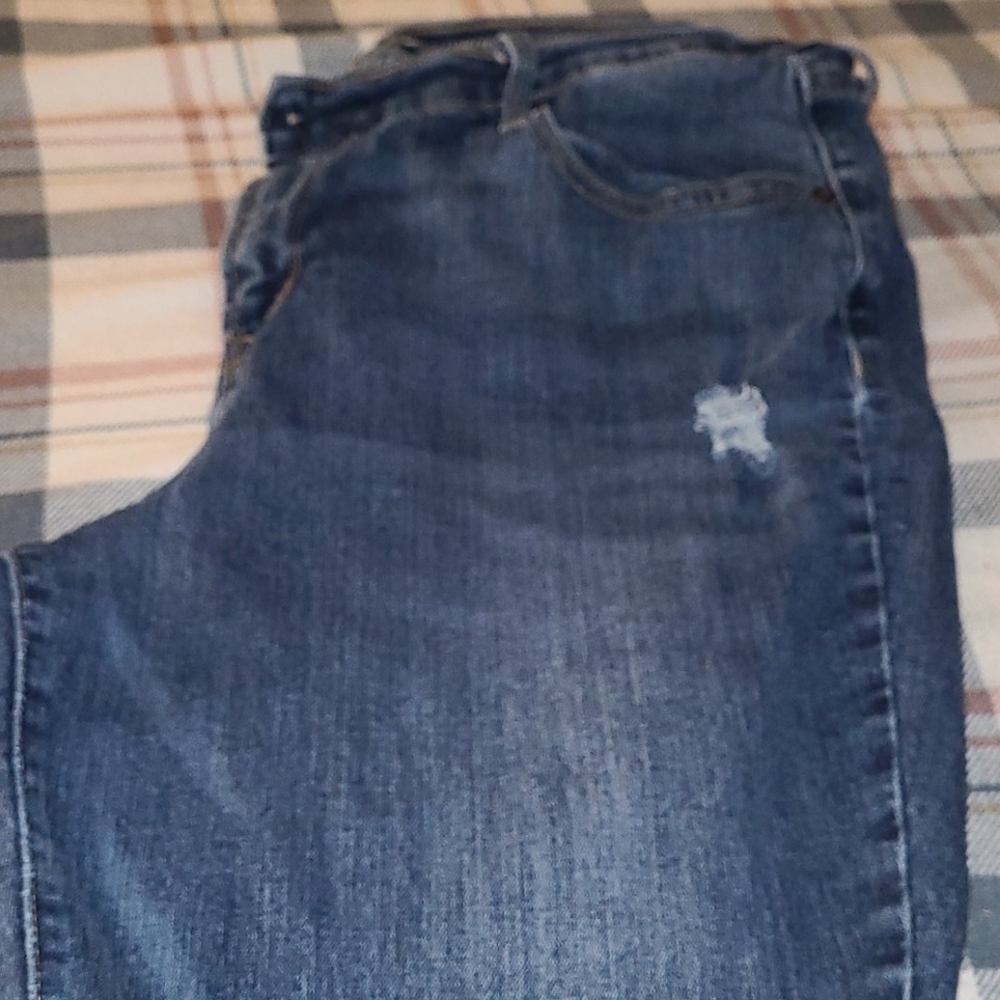 Womens old navy mid rise blue jeans